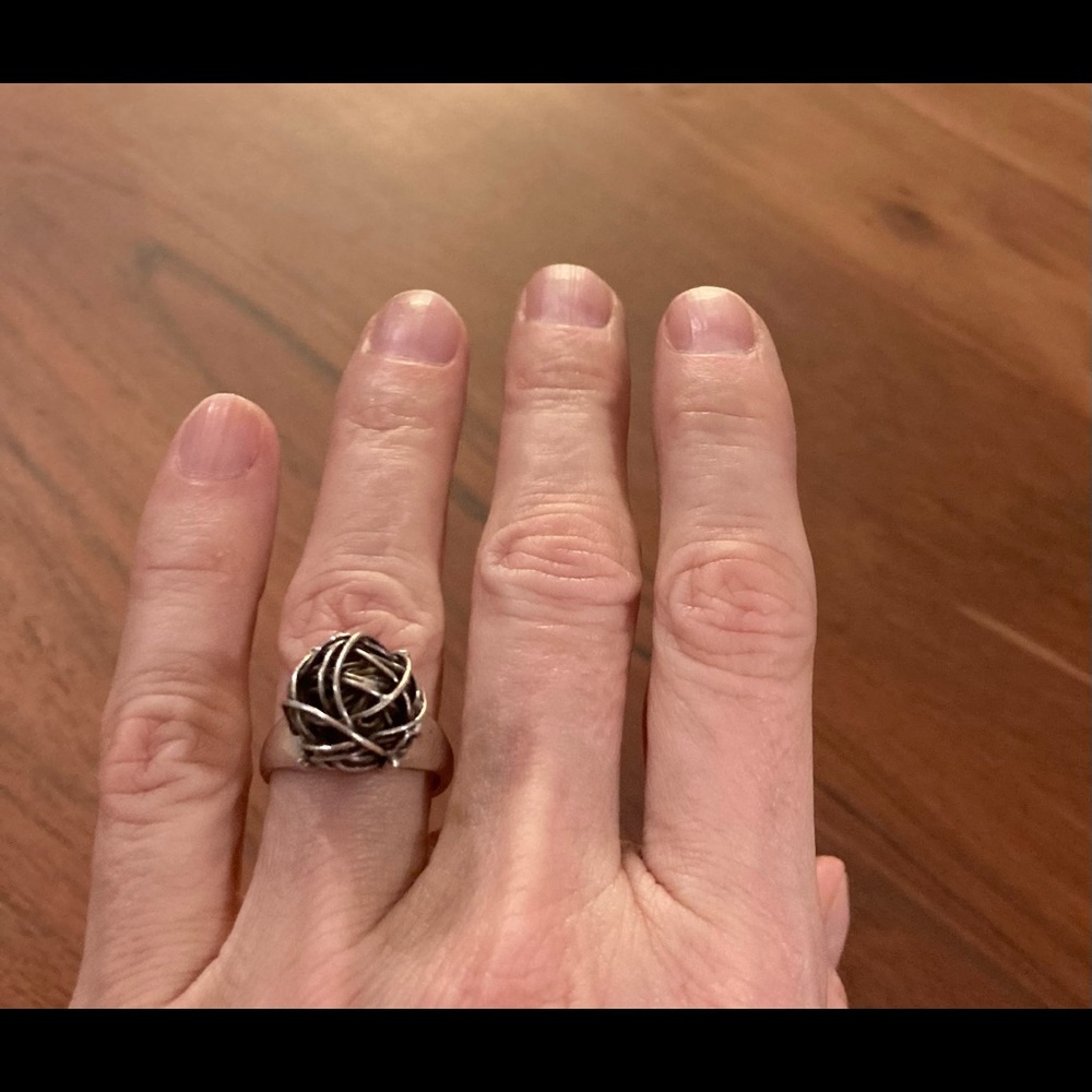 Sterling Silver Statement Ring - image 4